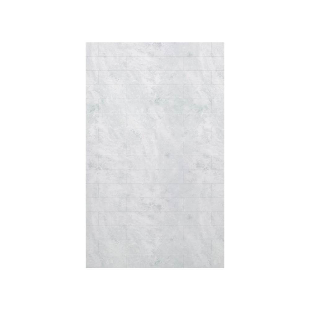 Swan MSMK-7232-1 32 x 72 Swanstone® Modern Subway Tile Glue up Bathtub and Shower Single Wall Panel in Ice