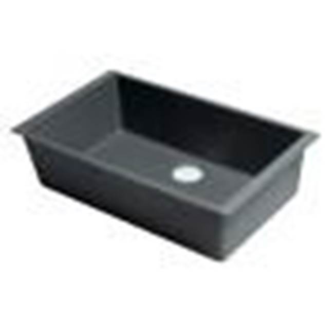 Alfi Trade Titanium 30'' Undermount Single Bowl Granite Composite Kitchen Sink