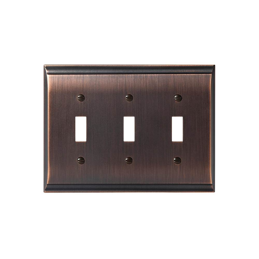 Amerock SWITCHPLATE-CANDLER-3 TOGGLE-ORB