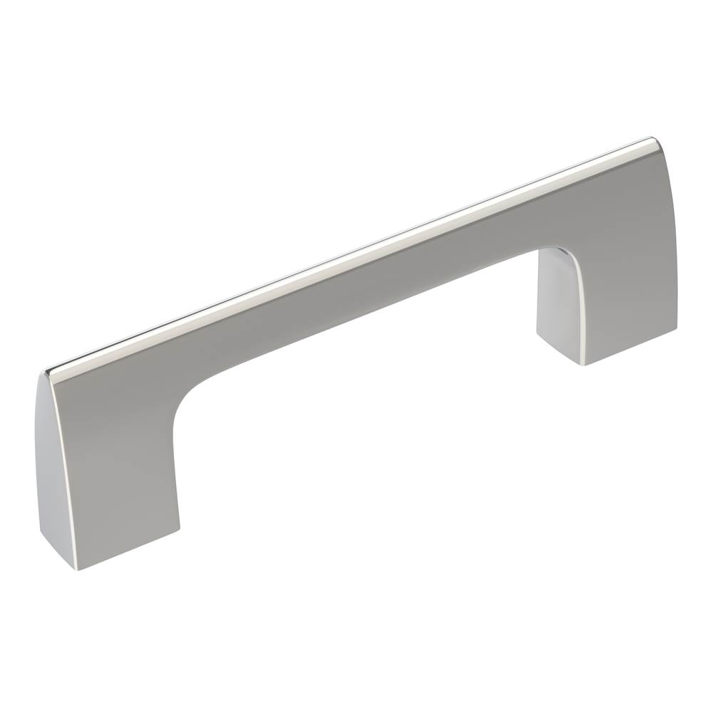 Amerock Riva 3 in (76 mm) Center-to-Center Polished Chrome Cabinet Pull