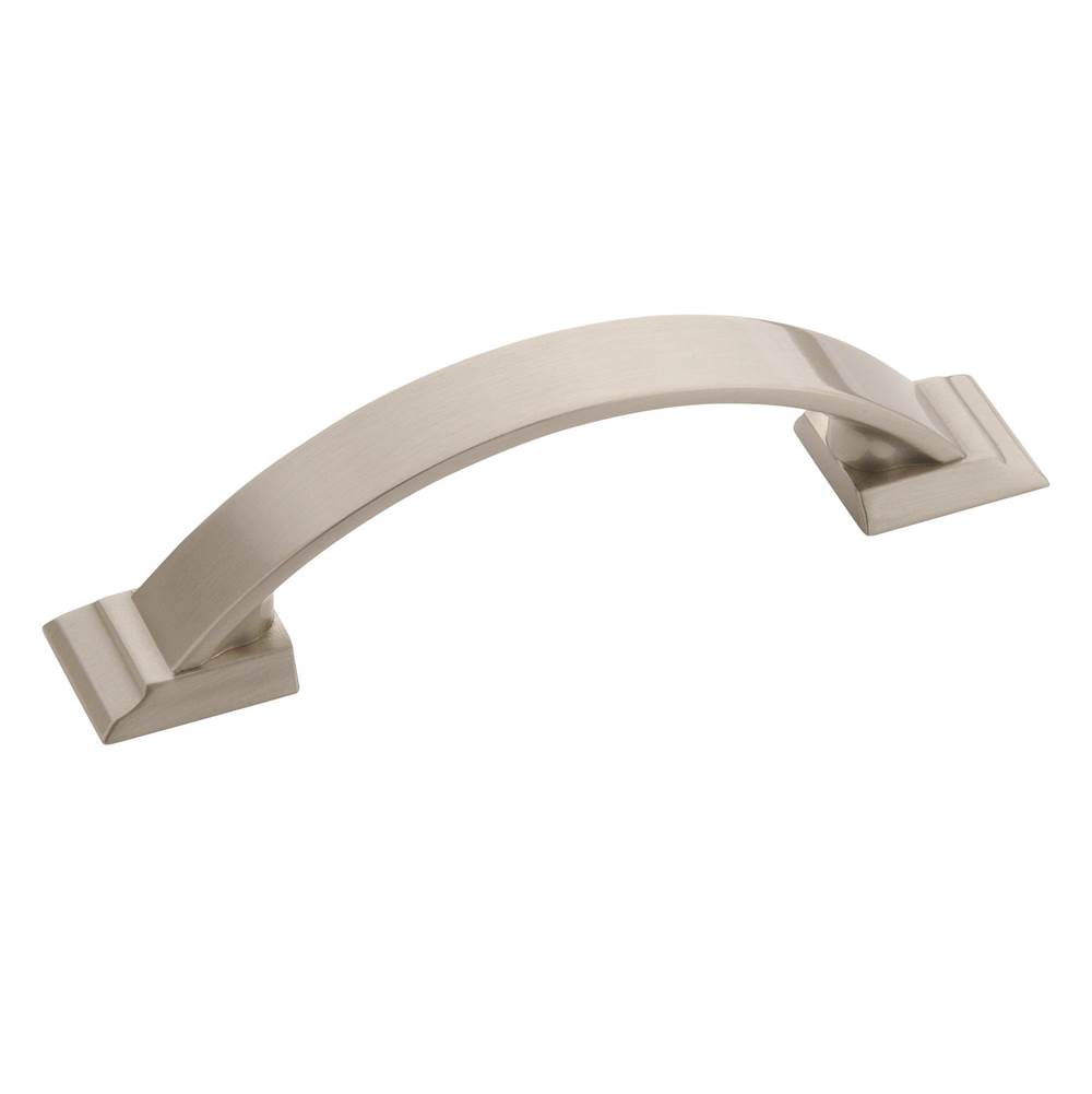 Amerock Candler 3 in (76 mm) Center-to-Center Satin Nickel Cabinet Pull