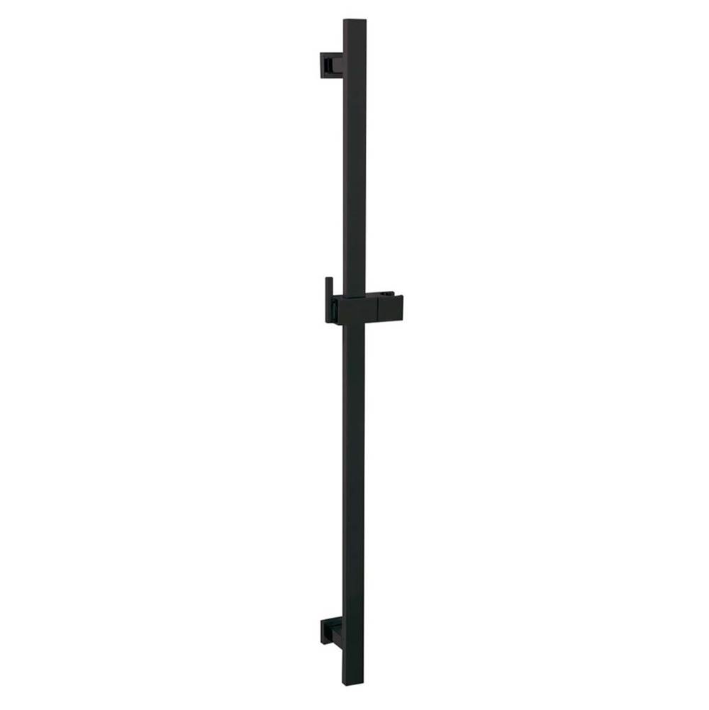 Aquabrass 12753 Square Shower Rail Only With Slider