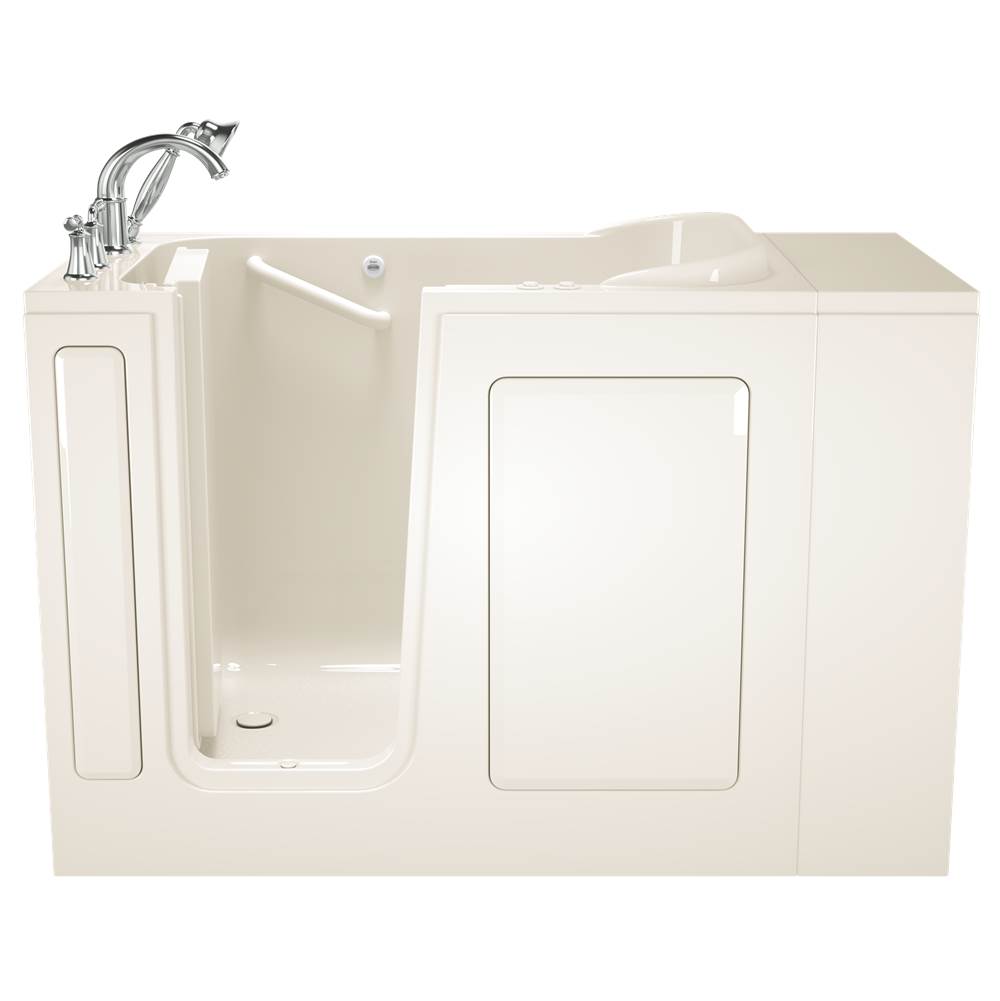 American Standard Gelcoat Value Series 28 x 48-Inch Walk-in Tub With Combination Air Spa and Whirlpool Systems - Left-Hand Drain With Faucet