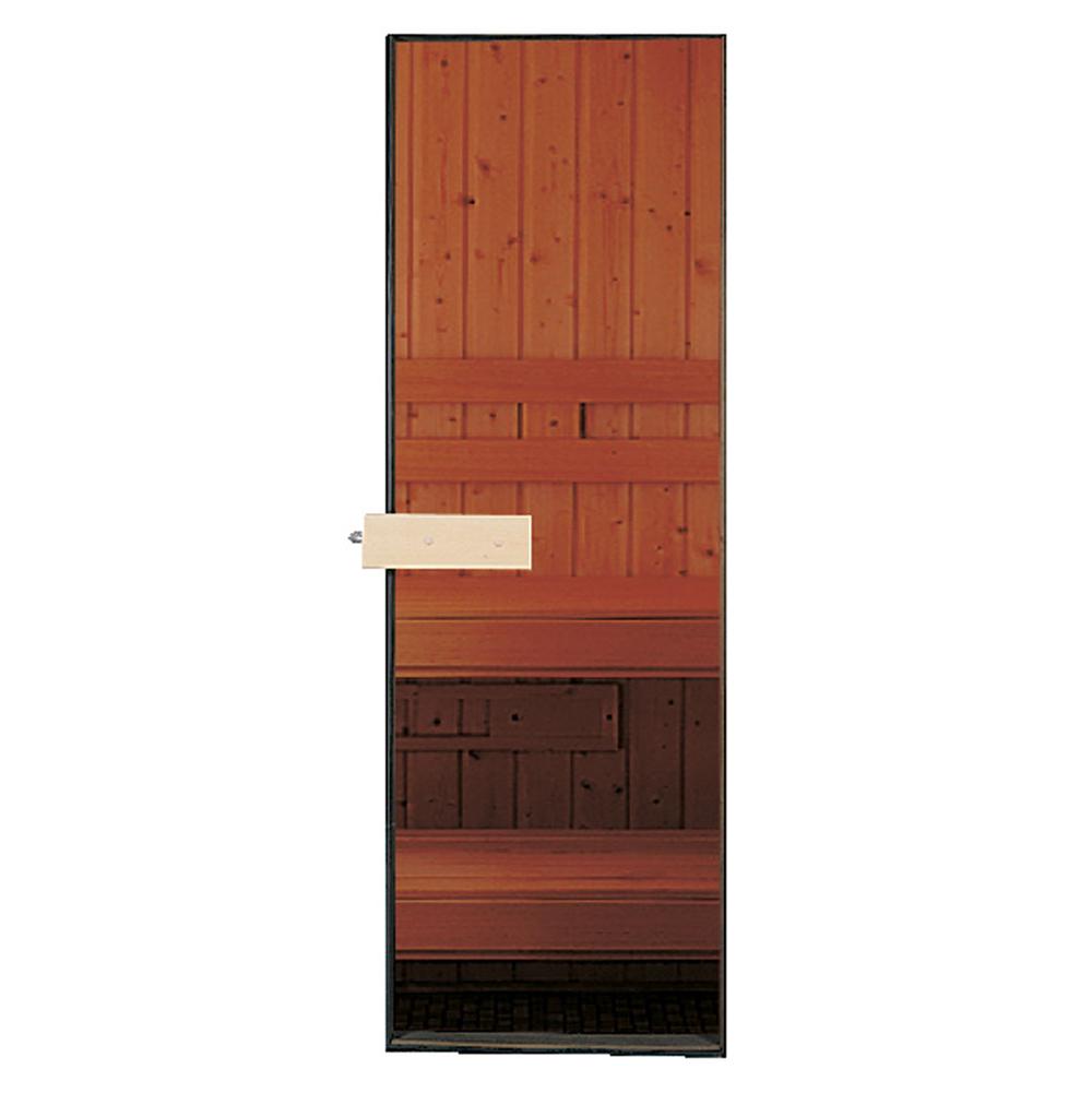 Amerec Sauna And Steam AGPR-3080 All Glass Door, RH, 30 x 80, Bronze