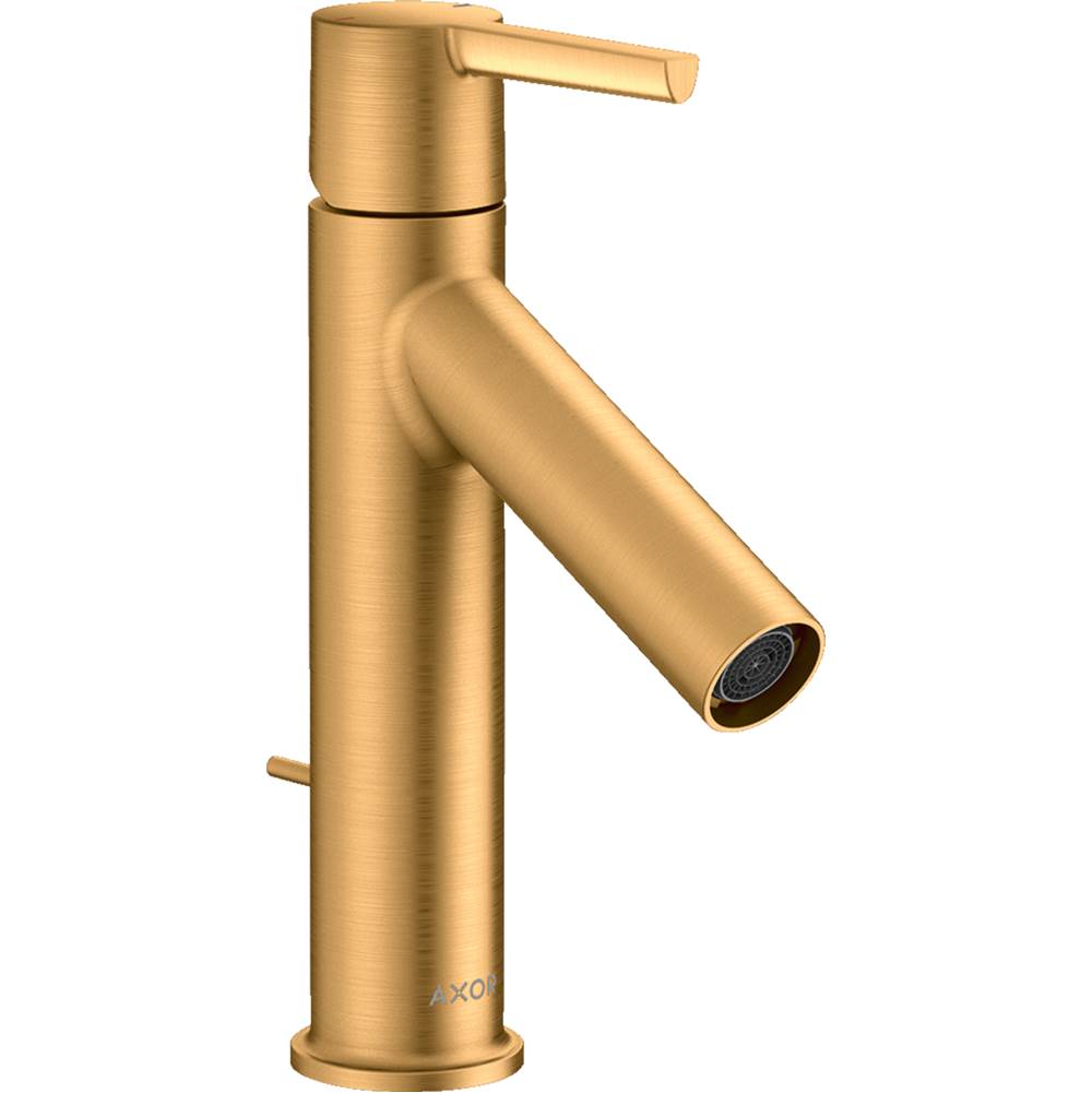Axor Starck Single-Hole Faucet 100 with Pop-Up Drain, 1.2 GPM in Brushed Gold Optic