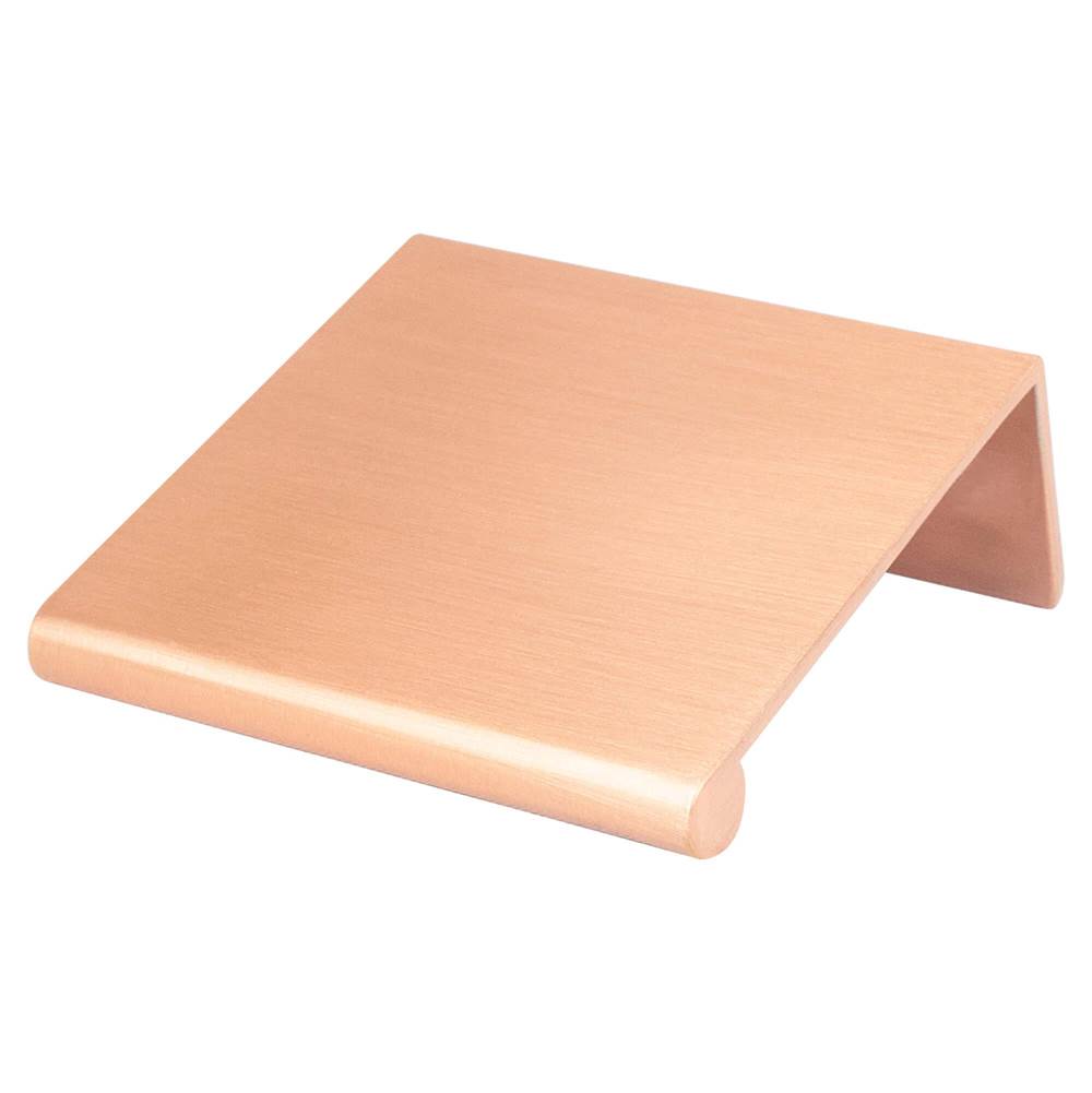 Berenson Bravo 32mm CC Brushed Copper Edge Pull - Part measures 1/16in. Thickness
