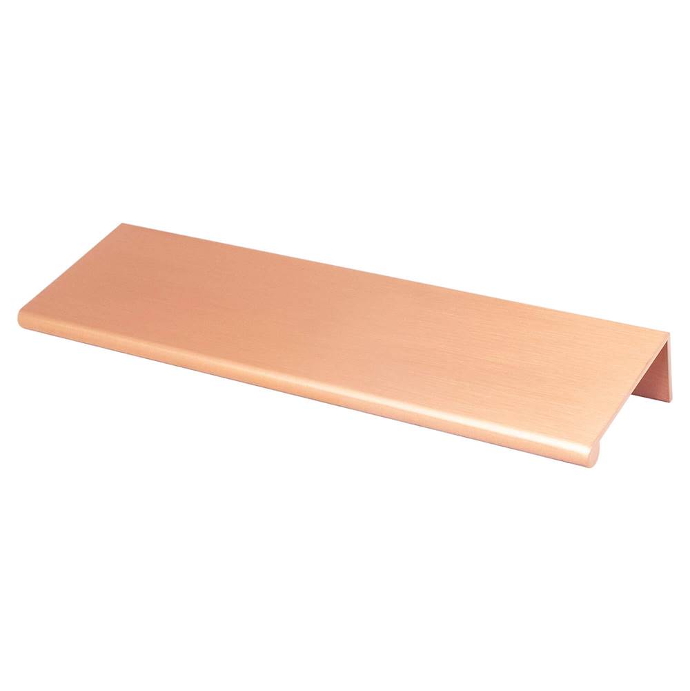 Berenson Bravo 112mm CC Brushed Copper Edge Pull - Part measures 1/16in. Thickness