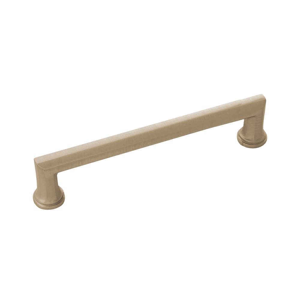 Belwith Keeler Facette Collection Pull 6-5/16 Inch (160mm) Center to Center Champagne Bronze Finish