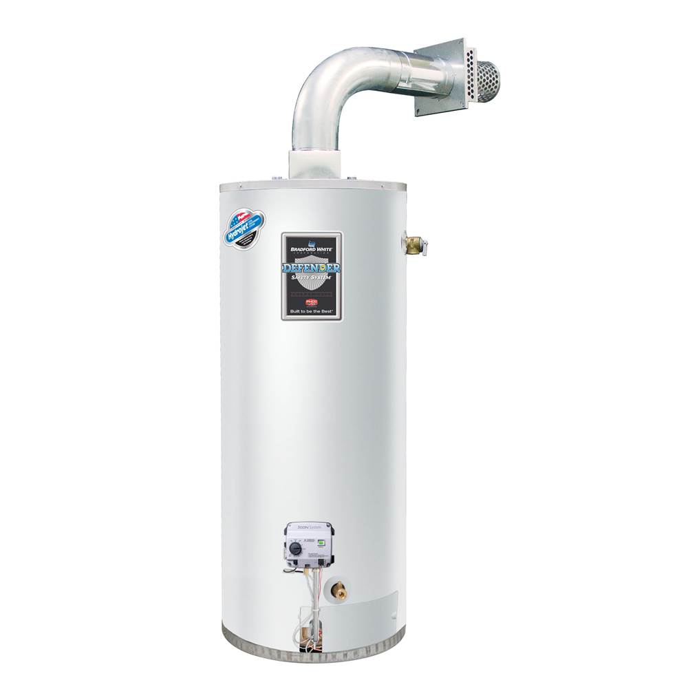 Bradford White Defender Safety System®, 40 Gallon Residential Gas (Liquid Propane) Direct Vent Water Heater with Flexible Vent Kit