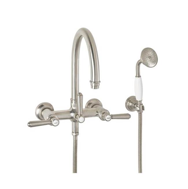 California Faucets Traditional Wall Mount Tub Filler - Arc Spout