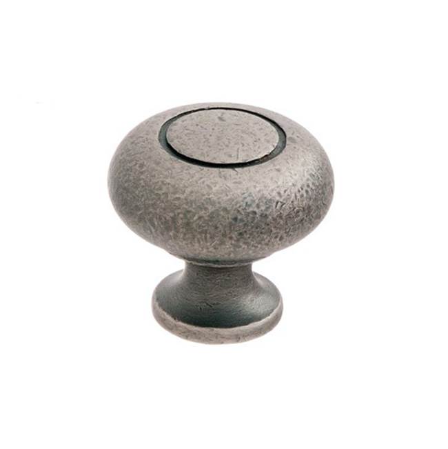 Colonial Bronze T Cabinet Knob Hand Finished in Unlacquered Polished Brass