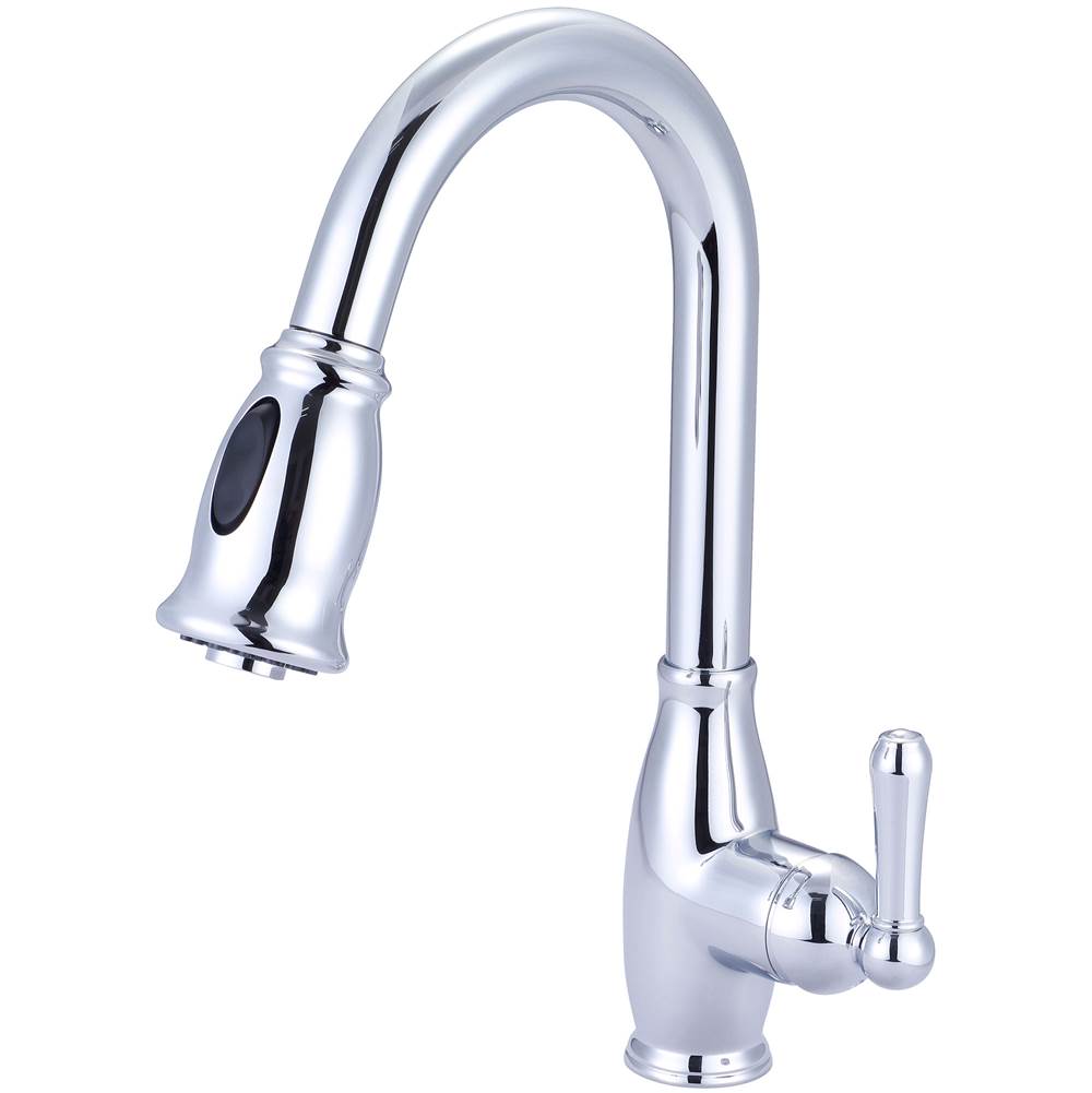 Current Single Handle Pull-Down Kitchen Faucet In Chrome