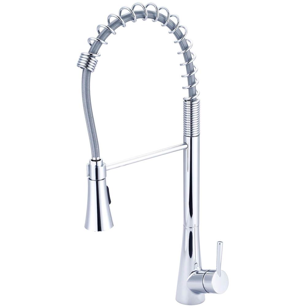 Current Single Handle Pre-Rinse Spring Pull-Down Kitchen Faucet