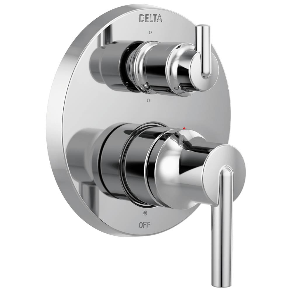 Delta Faucet Trinsic® Contemporary Two Handle Monitor® 14 Series Valve Trim with 6-Setting Integrated Diverter