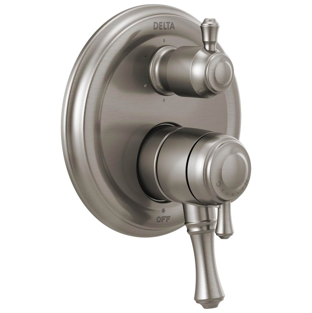 Delta Faucet Cassidy™ Traditional 2-Handle Monitor® 17 Series Valve Trim with 6-Setting Integrated Diverter