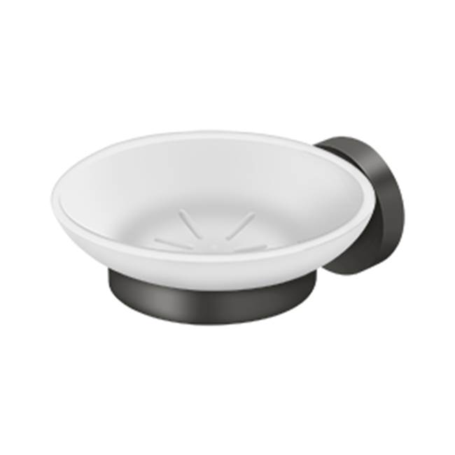 Deltana Frosted Glass Soap Dish BBS Series