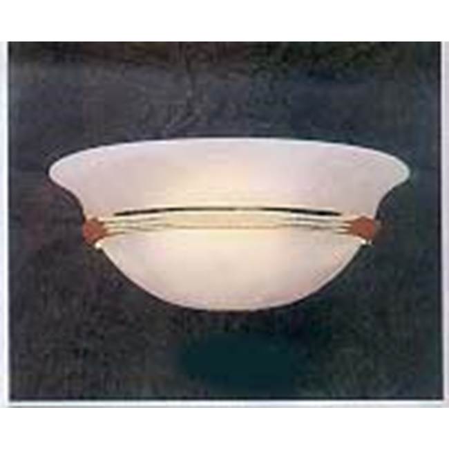 Elk Lighting Eur.Crafted Wall Bracket Gold Plated W/Satin Glass