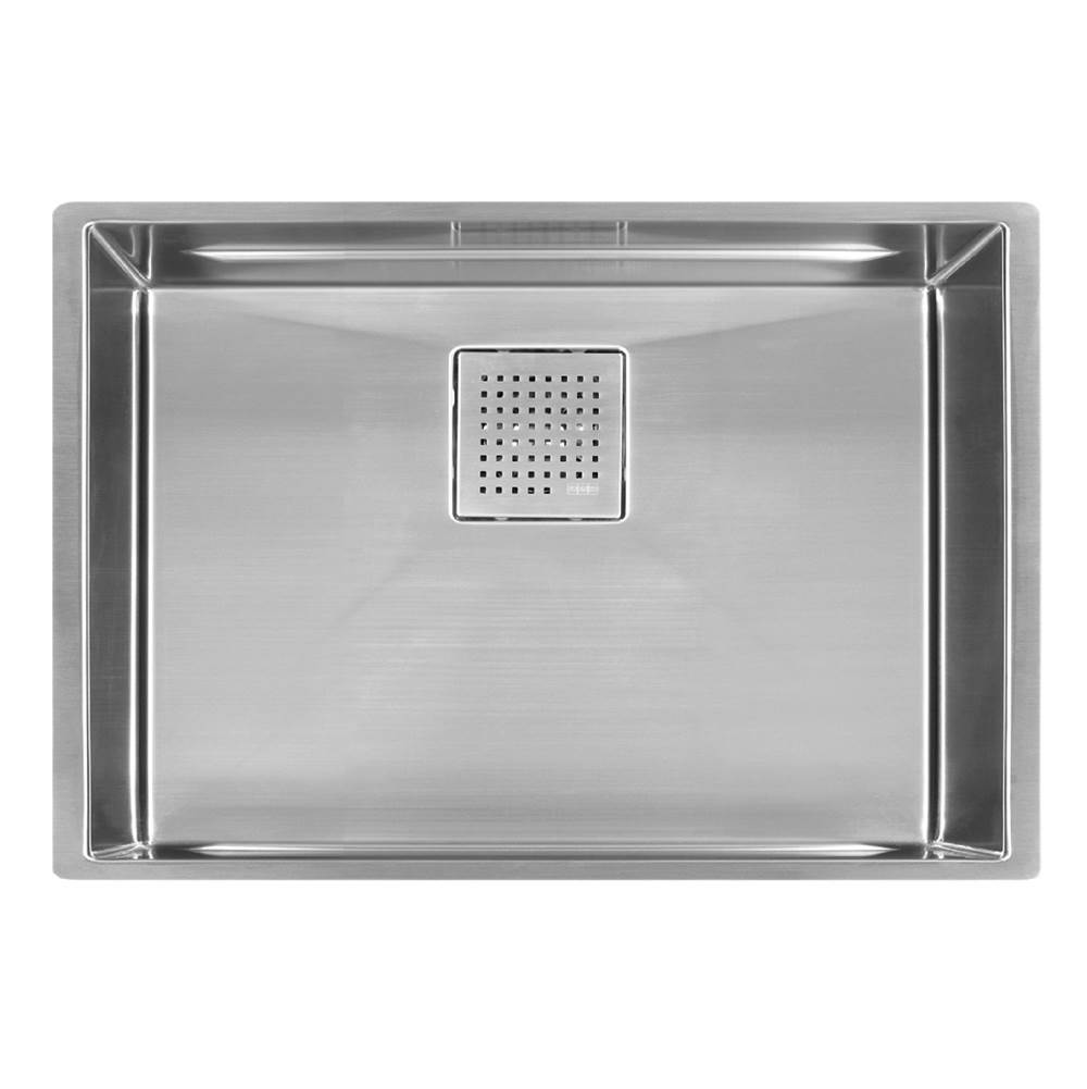 Franke Peak 26-in. x 18-in. 16 Gauge Stainless Steel Undermount Single Bowl Kitchen Sink - PKX11025