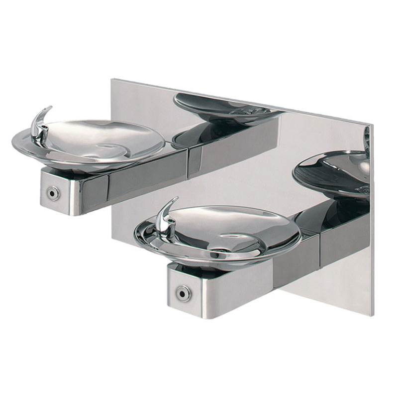 Haws Wall Mount ADA Touchless High Polished Dual Fountain