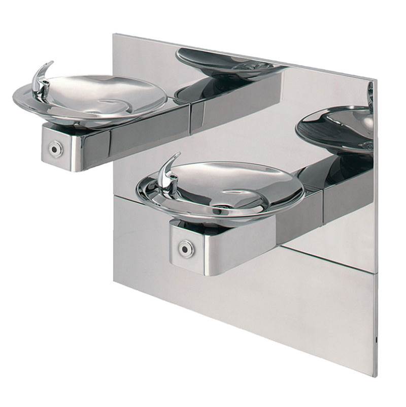 Haws Wall Mount ADA Touchless High Polished Fountain with Mounting System