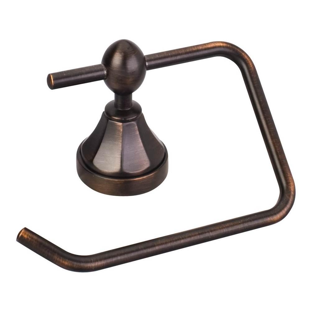 Hardware Resources Newbury Brushed Oil Rubbed Bronze Euro Paper Holder - Contractor Packed