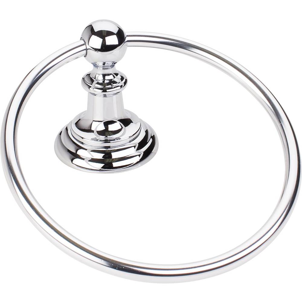 Hardware Resources Fairview Polished Chrome Towel Ring - Retail Packaged