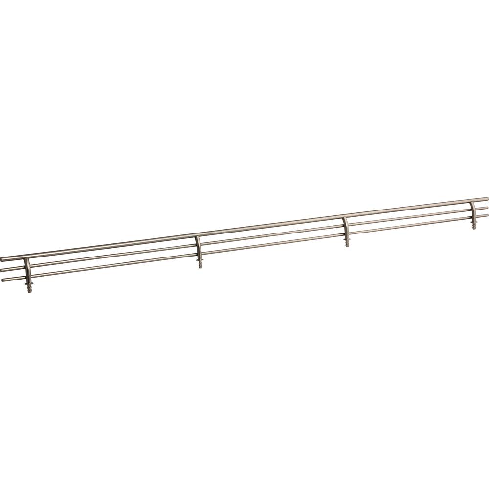 Hardware Resources 29'' Wide Satin Nickel Wire Shoe Fence for Shelving