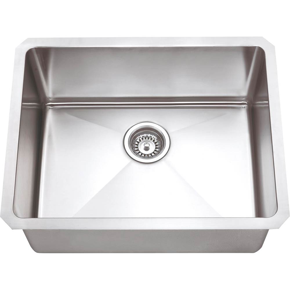 Hardware Resources 23'' L x 18'' W x 10'' D Undermount 16 Gauge Handmade Stainless Steel Single Bowl Sink