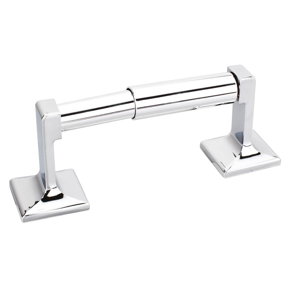 Hardware Resources Bridgeport Polished Chrome Spring-Loaded Paper Holder - Contractor Packed