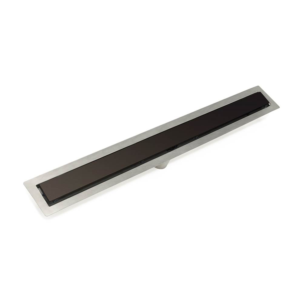 Infinity Drain 32'' FF Series Complete Kit with 2 1/2'' Solid Grate in Oil Rubbed Bronze