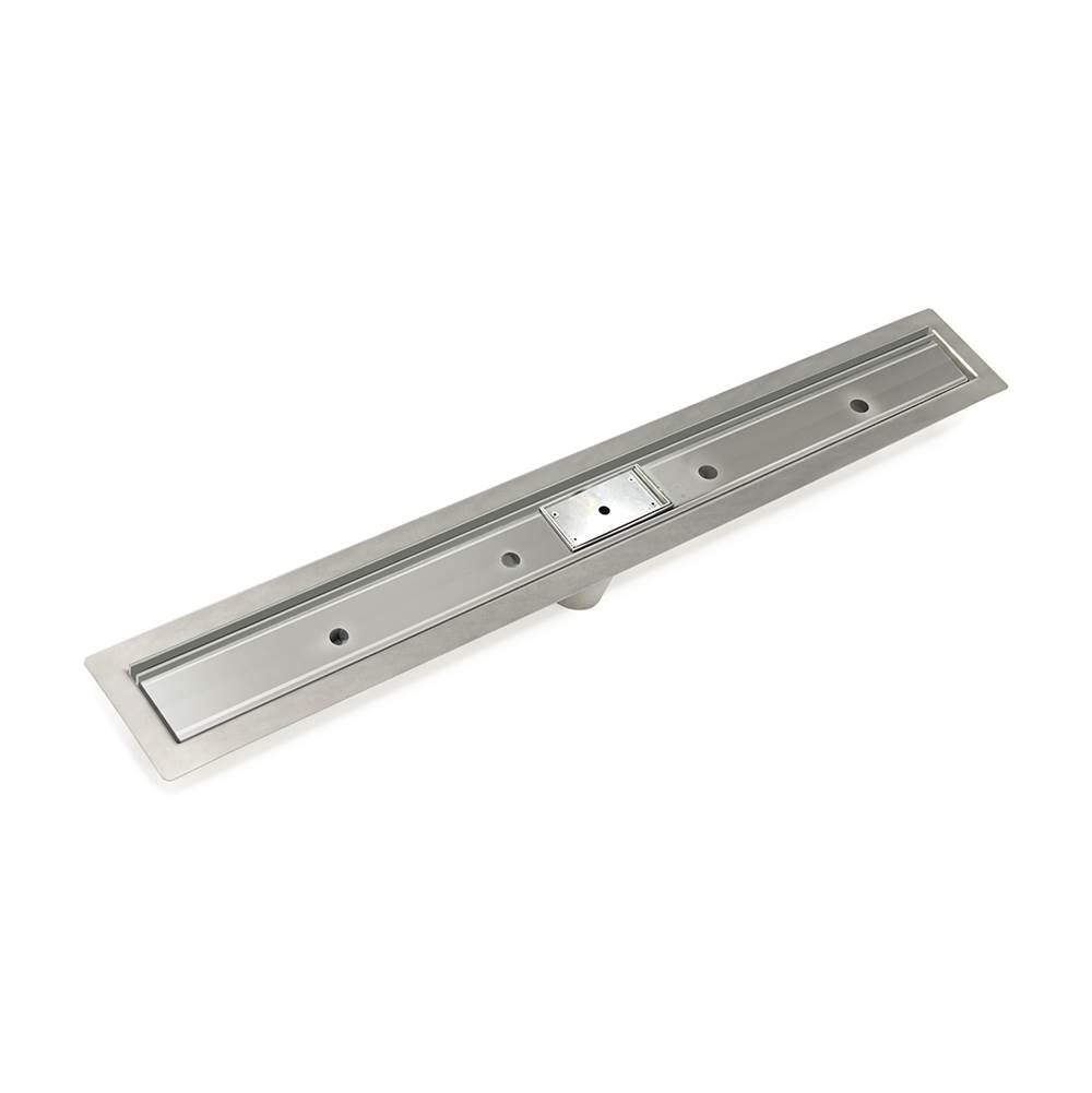 Infinity Drain 24'' Slot Drain Complete Kit for FF Series in Satin Stainless