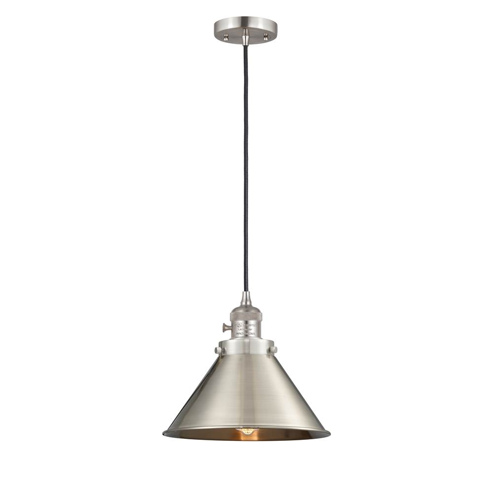 Innovations Briarcliff 1 Light 10'' Mini Pendant with Switch