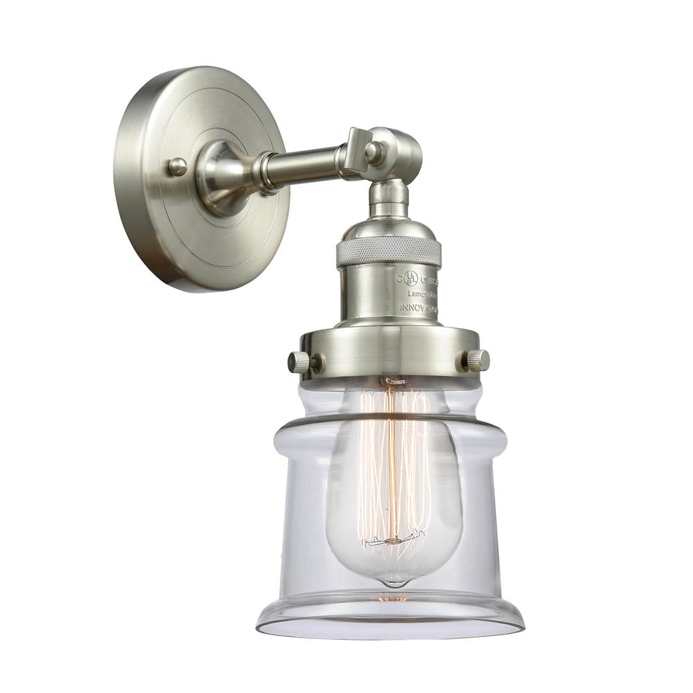 Innovations Small Canton 1 Light Sconce part of the Franklin Restoration Collection