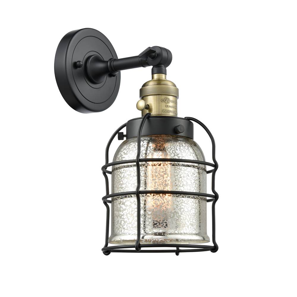 Innovations Bell Cage 1 Light 6 inch Sconce With Switch