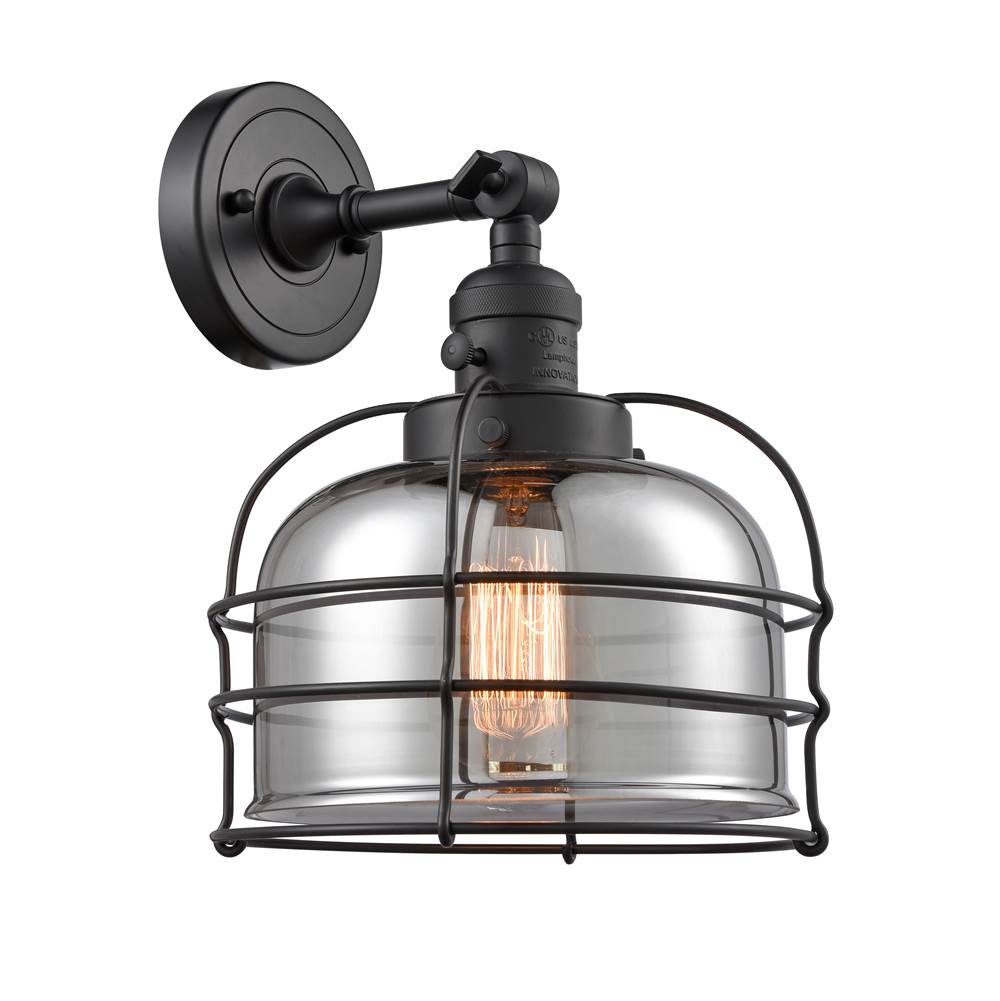 Innovations Large Bell Cage 1 Light Sconce part of the Franklin Restoration Collection