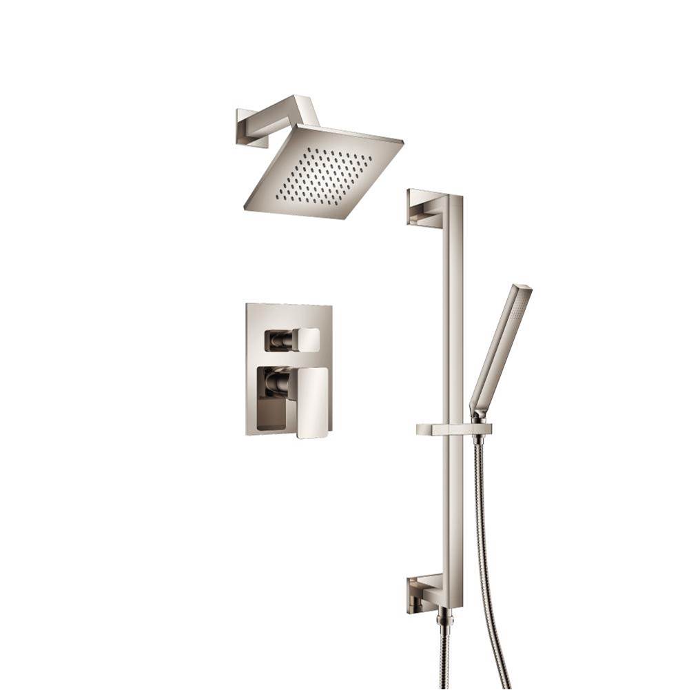 Isenberg Two Output Shower Set With Shower Head, Hand Held And Slide Bar