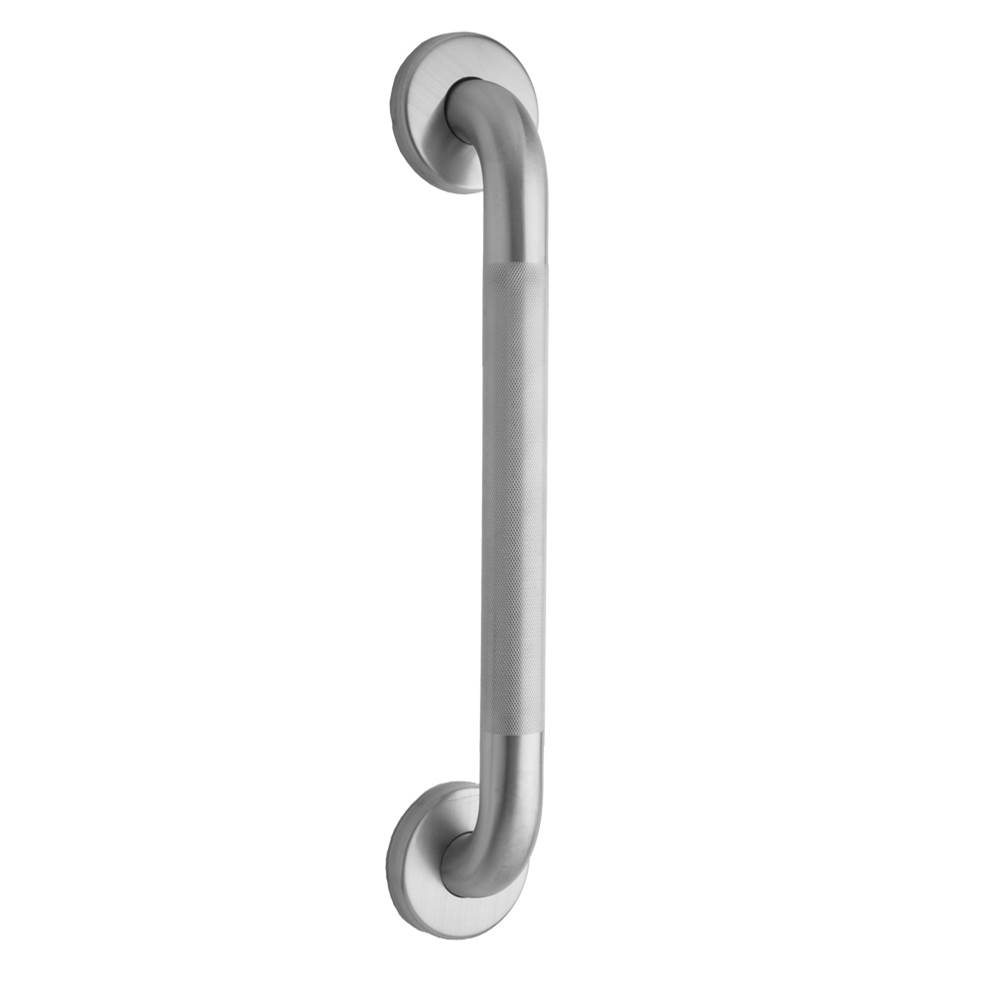 Jaclo 16'' Knurled Stainless Steel Commercial 1 1/4''  Grab Bar (with Concealed Screws)
