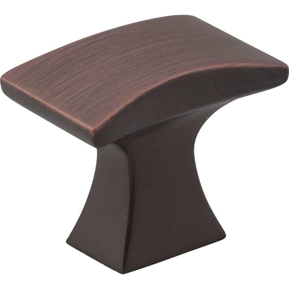 Jeffrey Alexander 1-1/4'' Overall Length Brushed Oil Rubbed Bronze Flared Philip Cabinet Knob