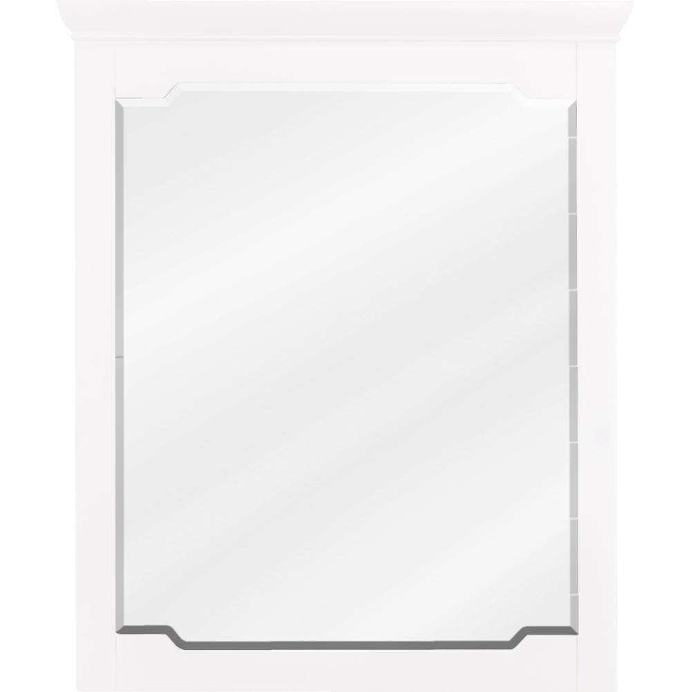 Jeffrey Alexander 28'' W x 1-1/2'' D x 34'' H White Chatham mirror