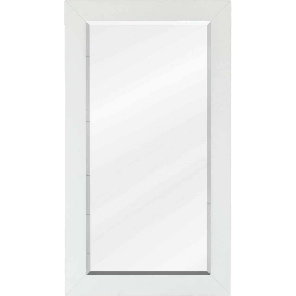 Jeffrey Alexander 16 W x 1'' D x 28'' H White Cade mirror
