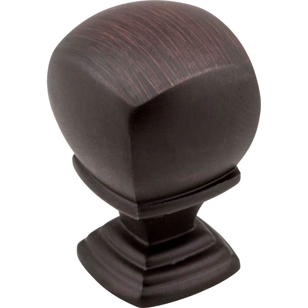 Jeffrey Alexander 7/8'' Overall Length  Brushed Oil Rubbed Bronze Katharine Cabinet Knob