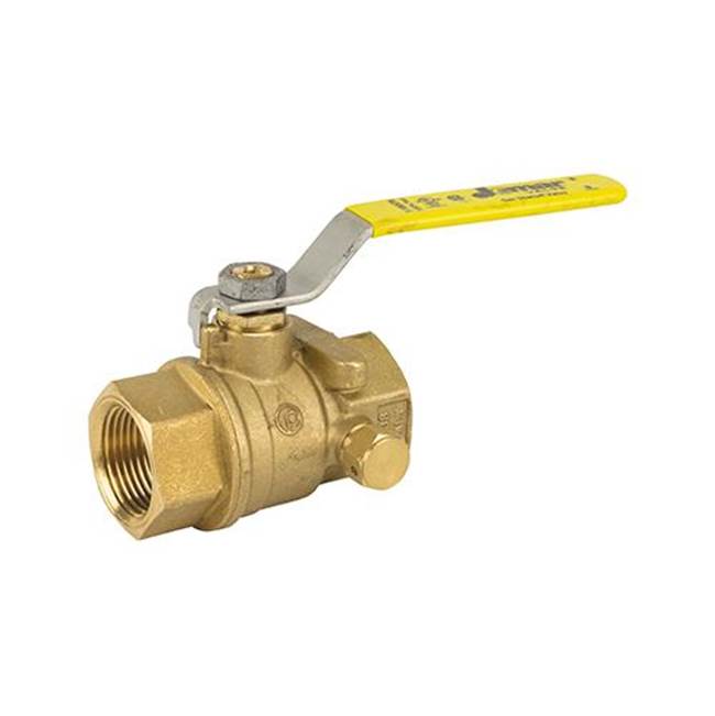 Jomar International LTD Full Port, 2 Piece, Threaded Connection, 600 Wog With Side Tap 1''