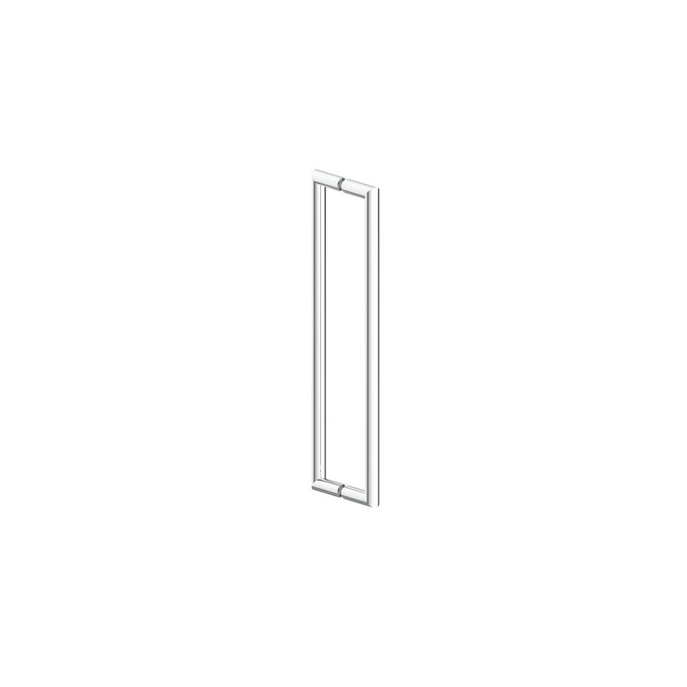Kartners SEVILLE - 8-inch Double Shower Door Handle-Glossy White