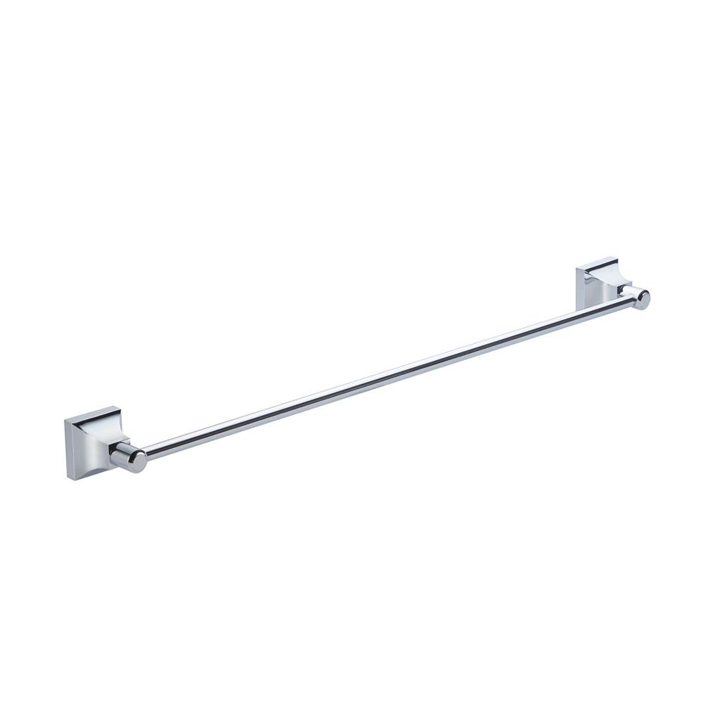 Kartners GLASGOW - 24-inch Bathroom Towel Bar-Polished Nickel