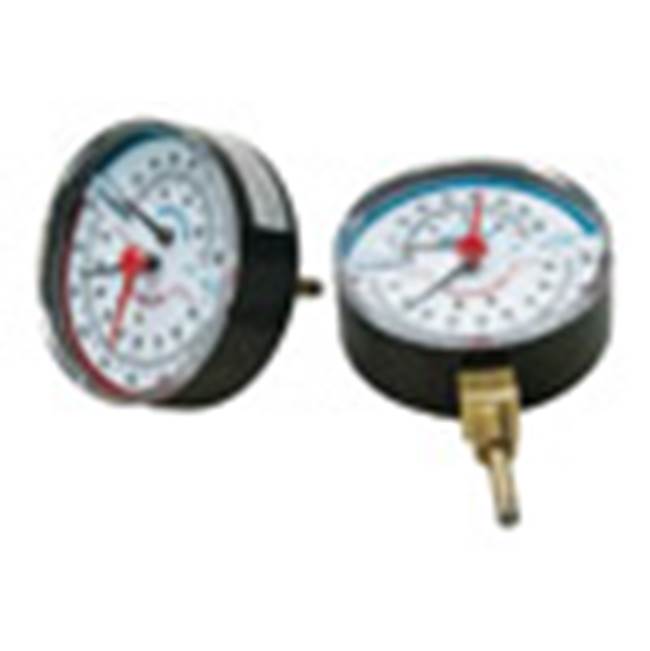 Legend Valve 3'' Temperature Gauge with 3/4'' Solder, 1'' Probe & Thermowell (60 - 280 degreesF)