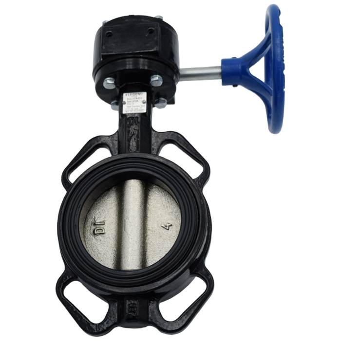 Legend Valve 12'' T-335DI-G Ductile Iron Wafer Butterfly Valve, Ductile Iron Disc, Gear Operated -EPDM