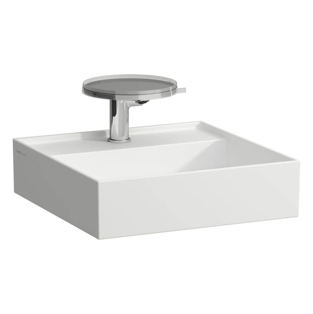 Laufen Small washbasin with concealed outlet, w/o overflow, wall mounted