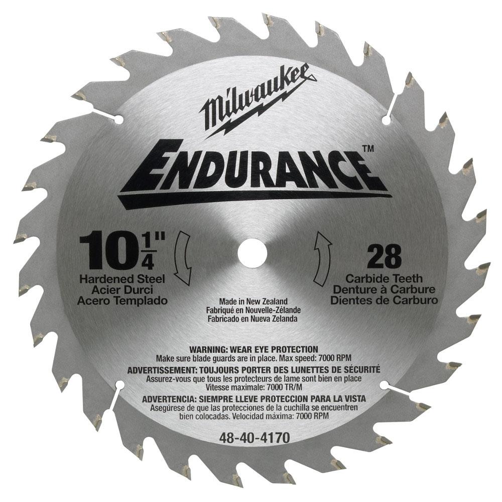 Milwaukee Tool 10-1/4'' 28 Carbide Teeth Circular Saw Blade