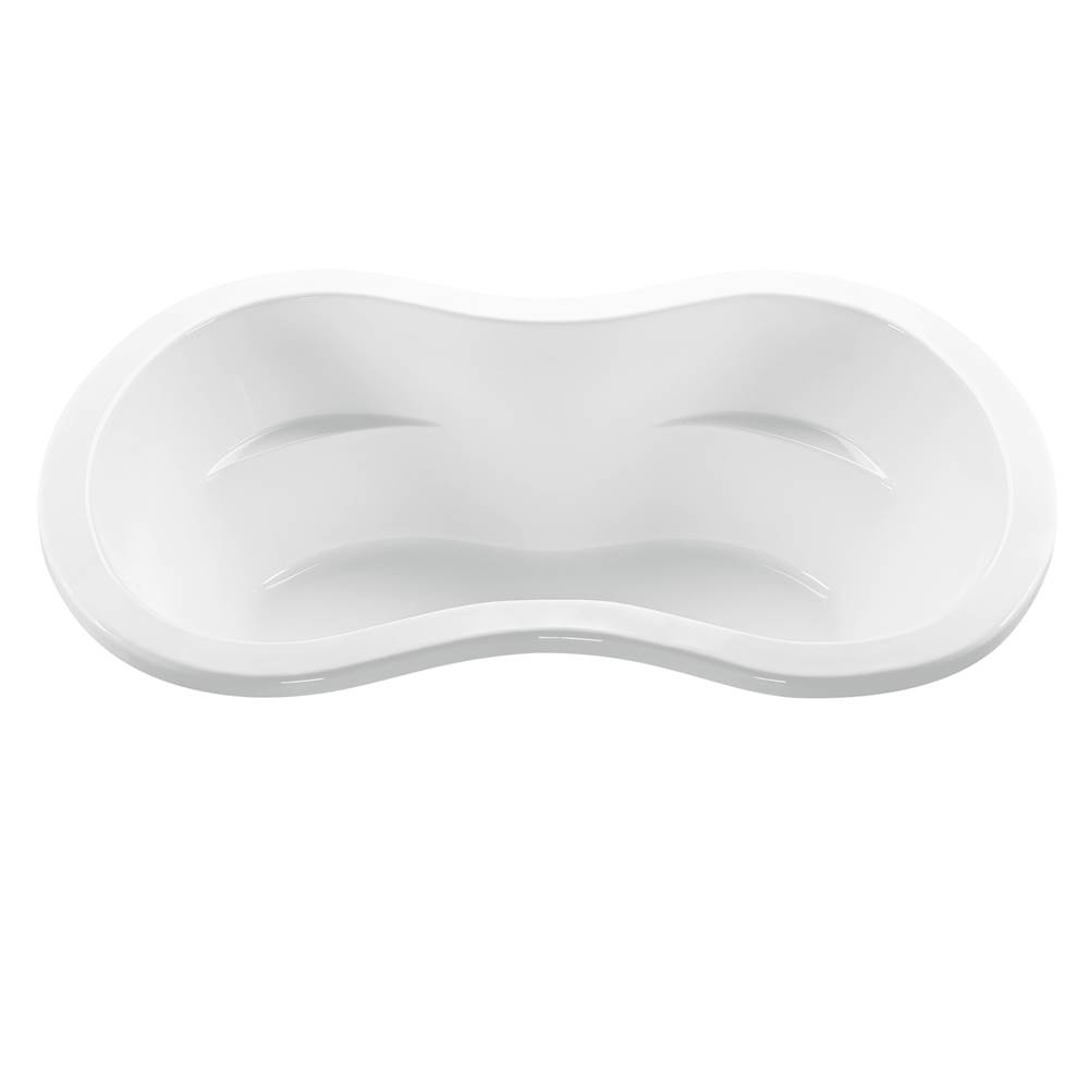 MTI Baths Eternity Acrylic Cxl Undermount Air Bath Elite- White (72X47.75)