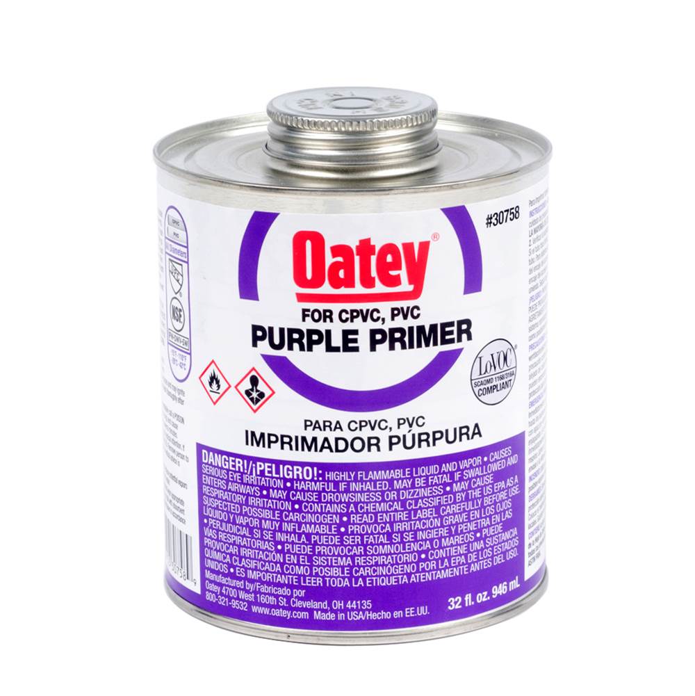 Oatey 32 Oz Purple Primer - Nsf Listed